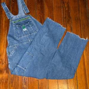 Vintage Liberty Denim Bib Overalls Stonewashed Blue Workwear